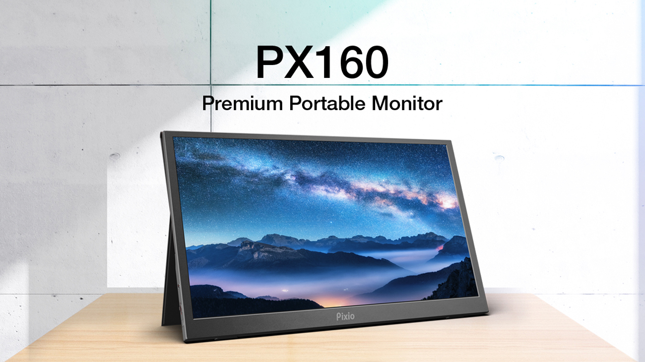 Pixio PX160 Portable Display 15.6" 60Hz IPS HDR FHD 1920 x 1080 Wide